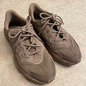 Womens Taupe Adidas Ozweegos